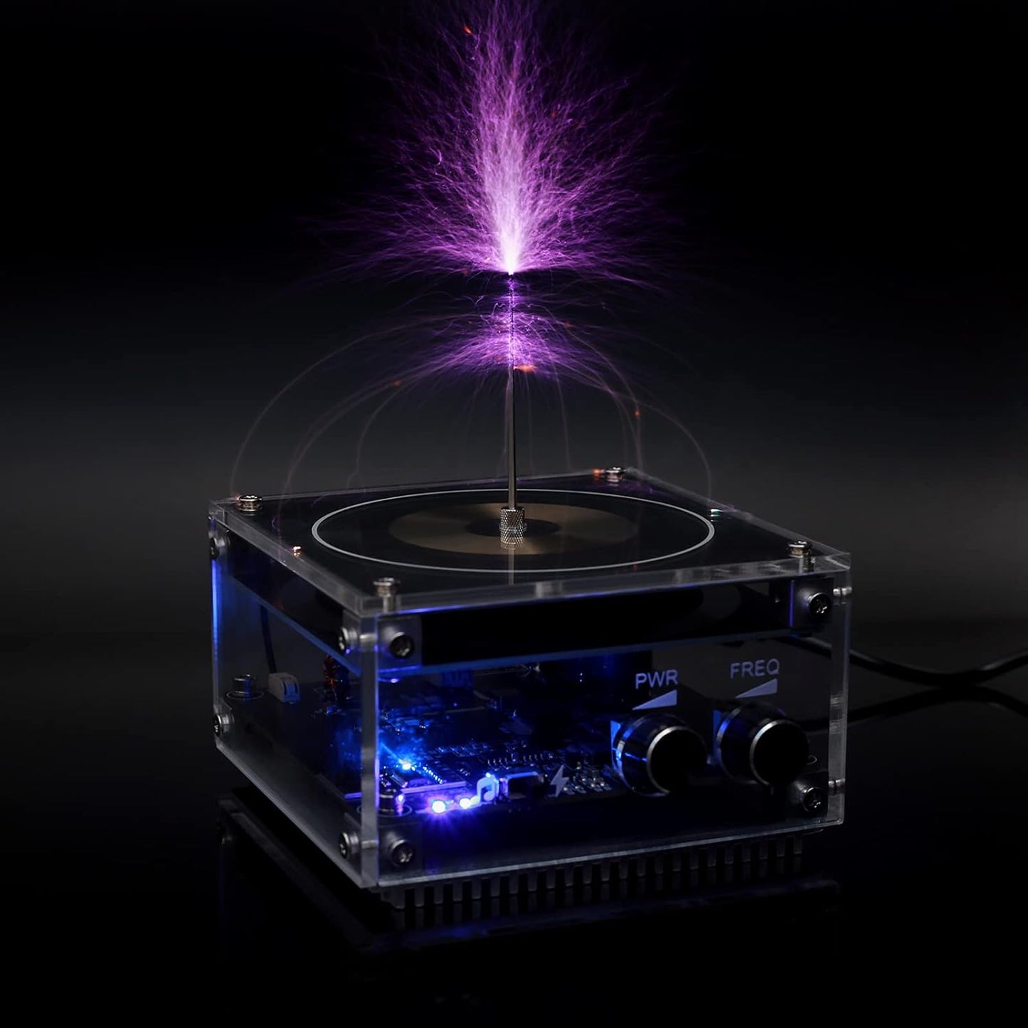 The ElectroMusik Bluetooth Tesla Coil Speaker
