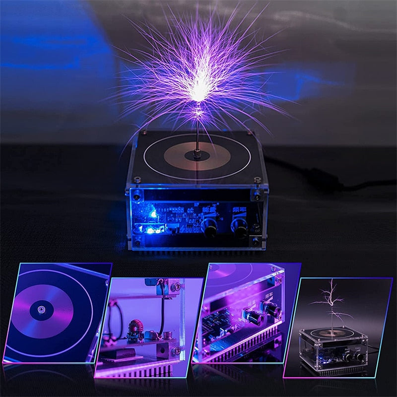 The ElectroMusik Bluetooth Tesla Coil Speaker