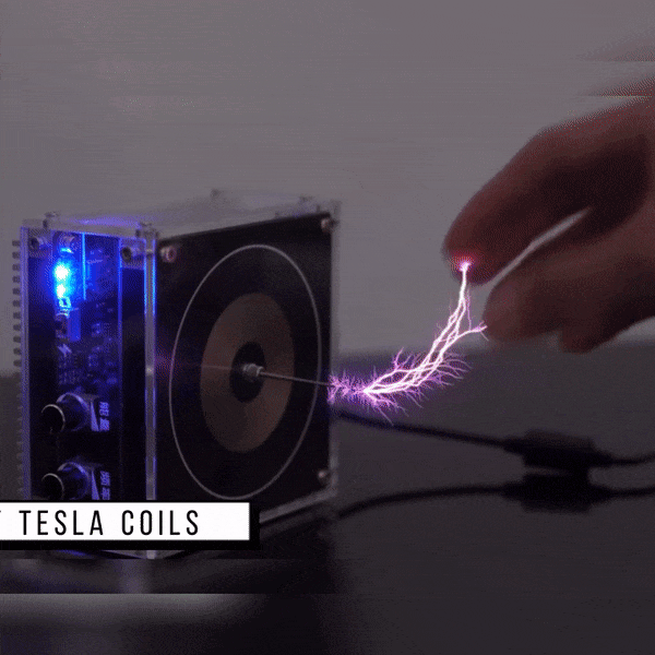 The ElectroMusik Bluetooth Tesla Coil Speaker